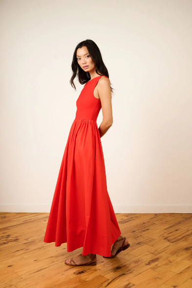 Red-Orange  La Maregold Dress , s