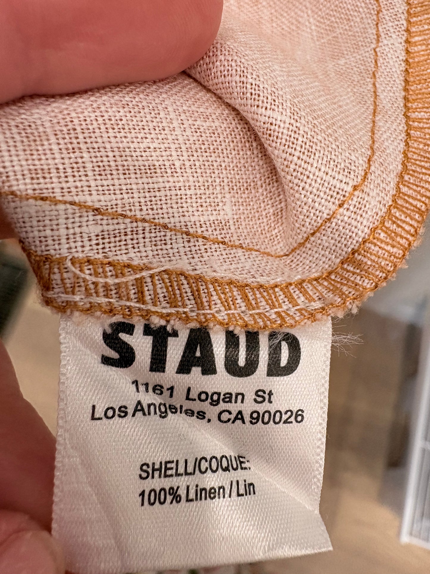 Ombre  STAUD Dress Linen, rt $450\+, s