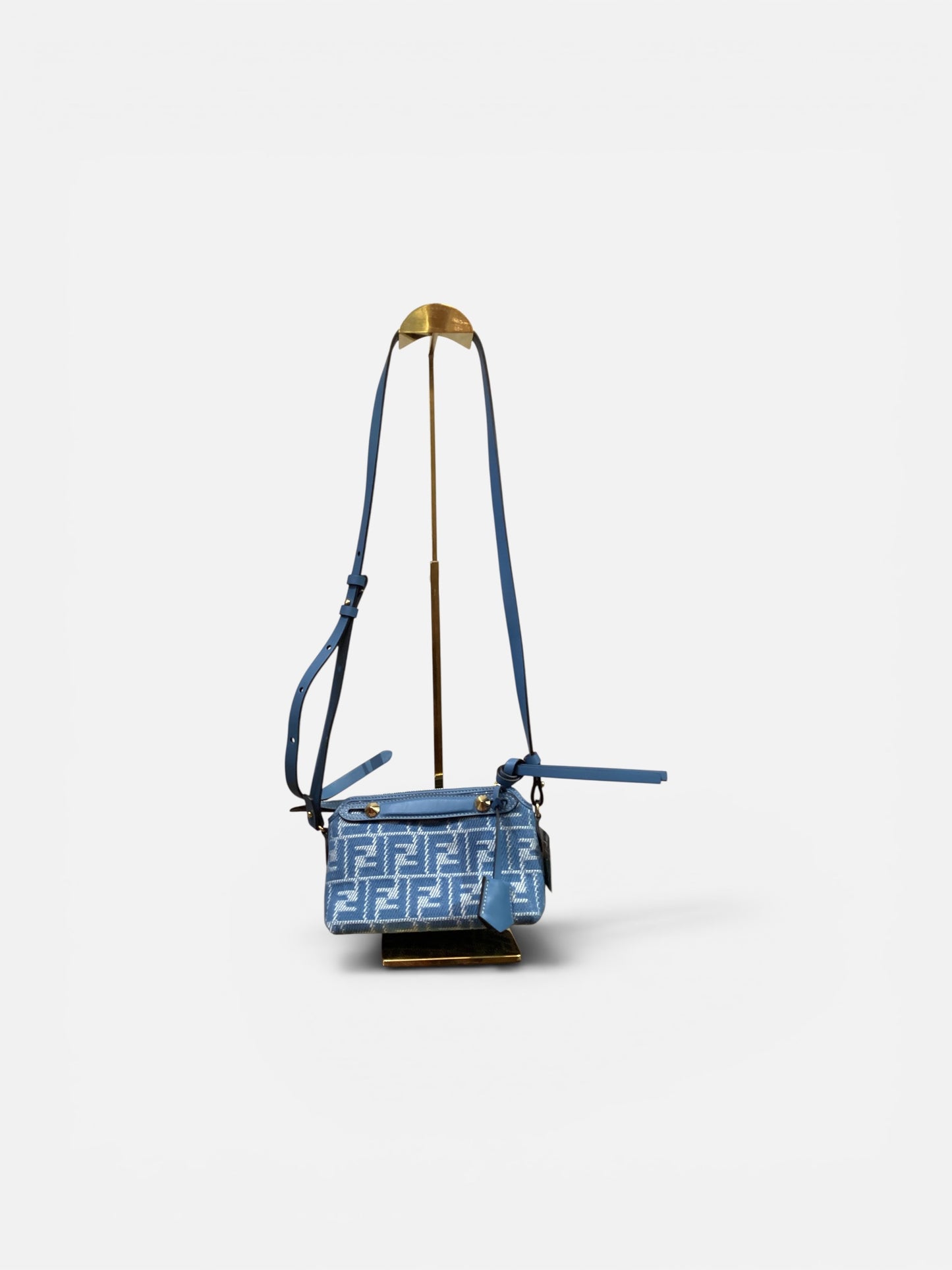 Blue Fendi Bag By The Way Soft Mini Bag, Mini
