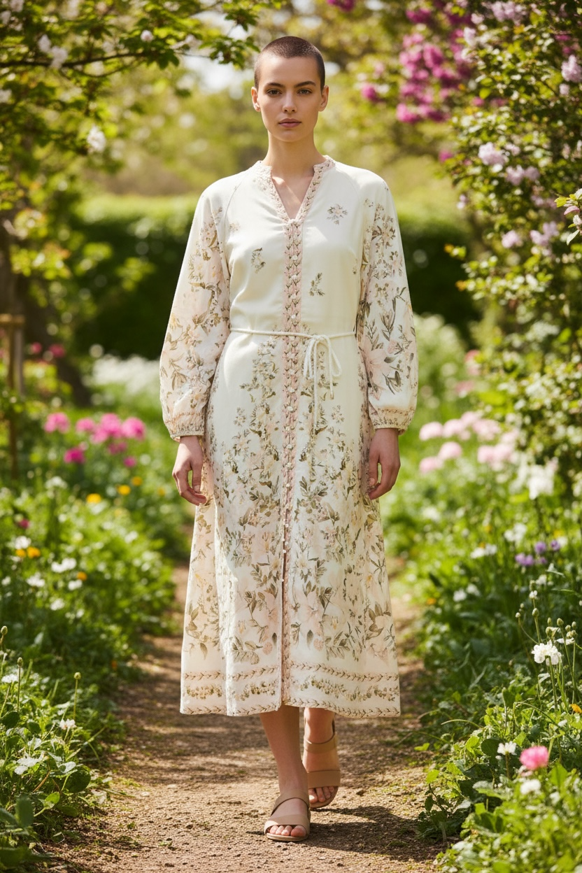 Floral  Calypso Dress NWT\. Linen, s