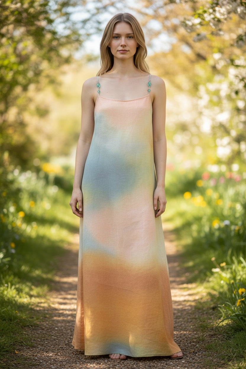 Ombre  STAUD Dress Linen, rt $450\+, s