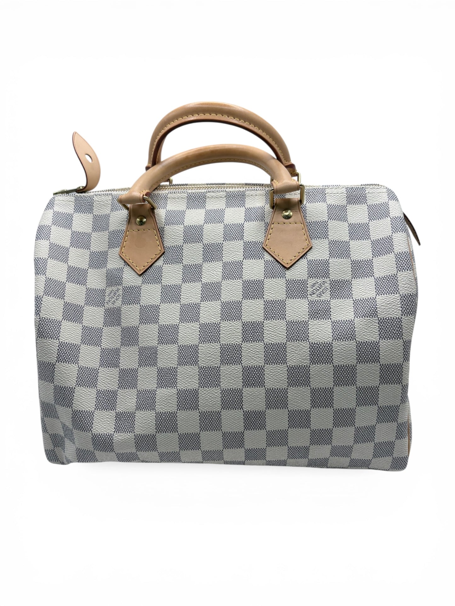 Damier Azur Louis Vuitton  Handbag Speedy 30 , November 2012 USA  NO KEY