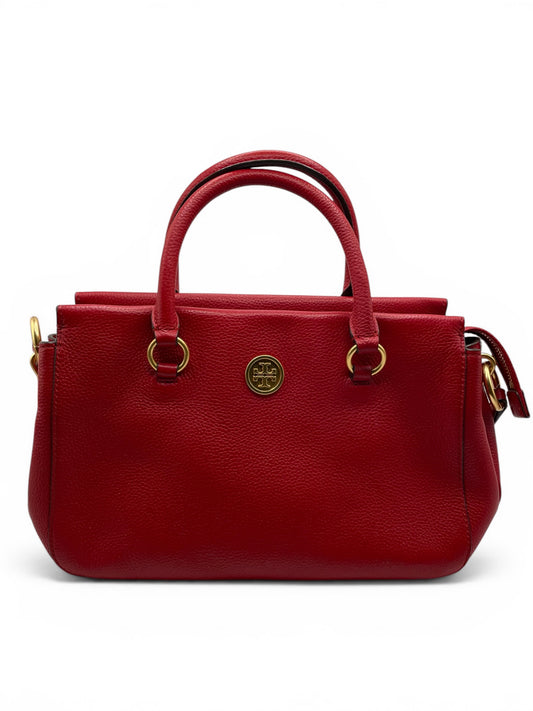Red Tory Burch Purse Robinson Satchel