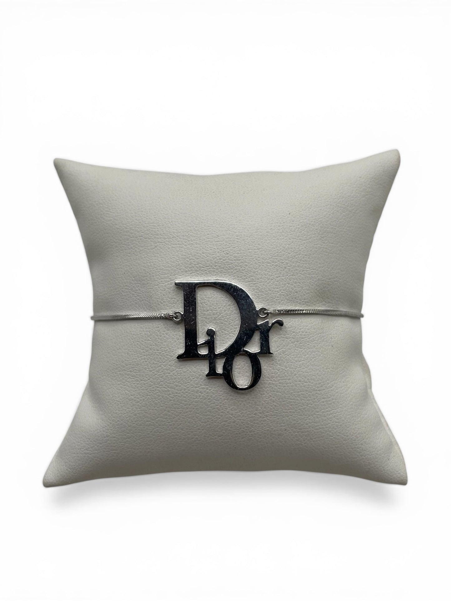 Silver (costume) Dior  bracelet Oblique