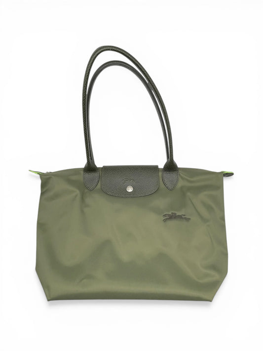 Moss Longchamp Handbag Nylon\- with insert