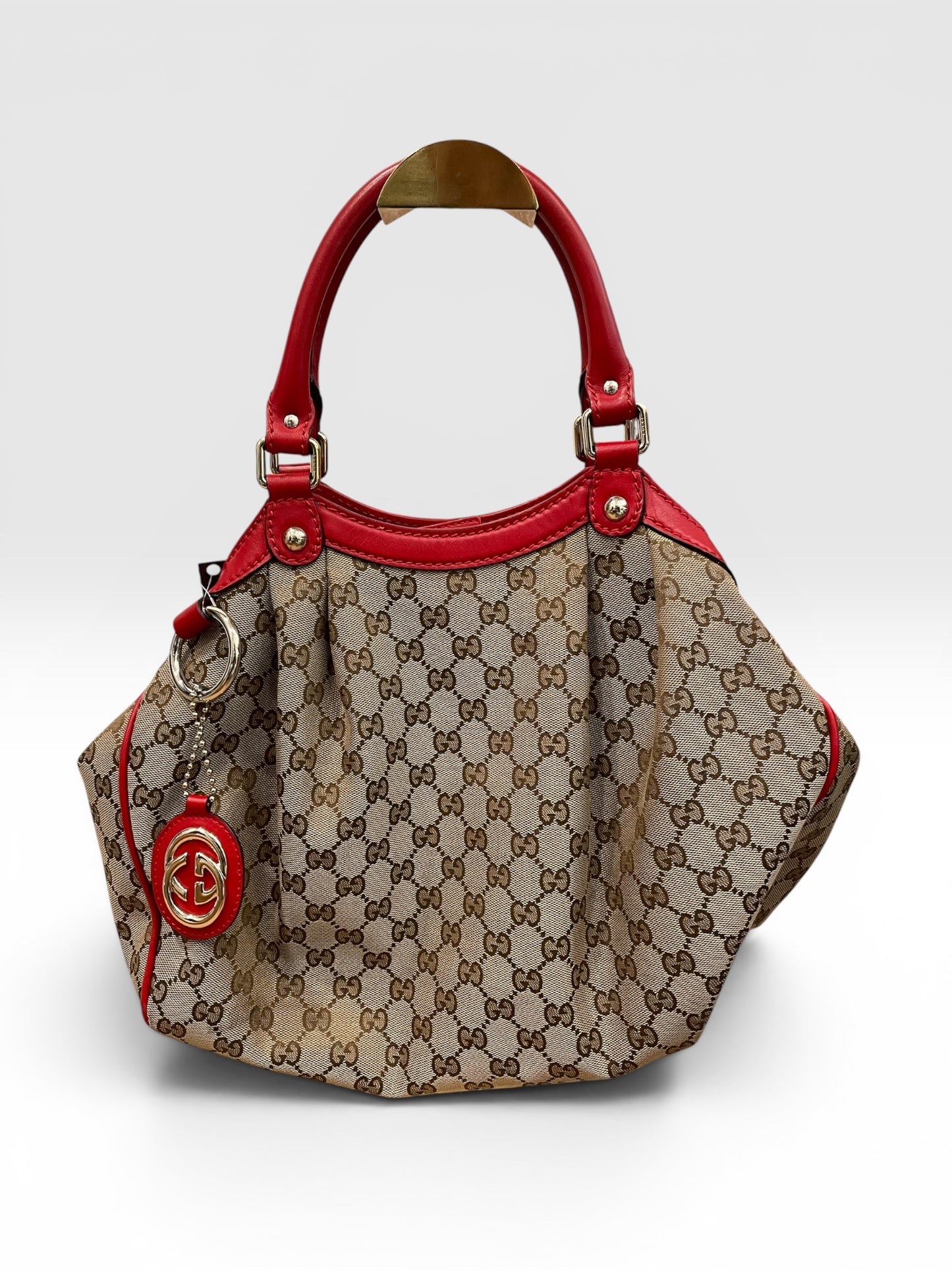 Brown/Red Gucci Handbag Excellent condition