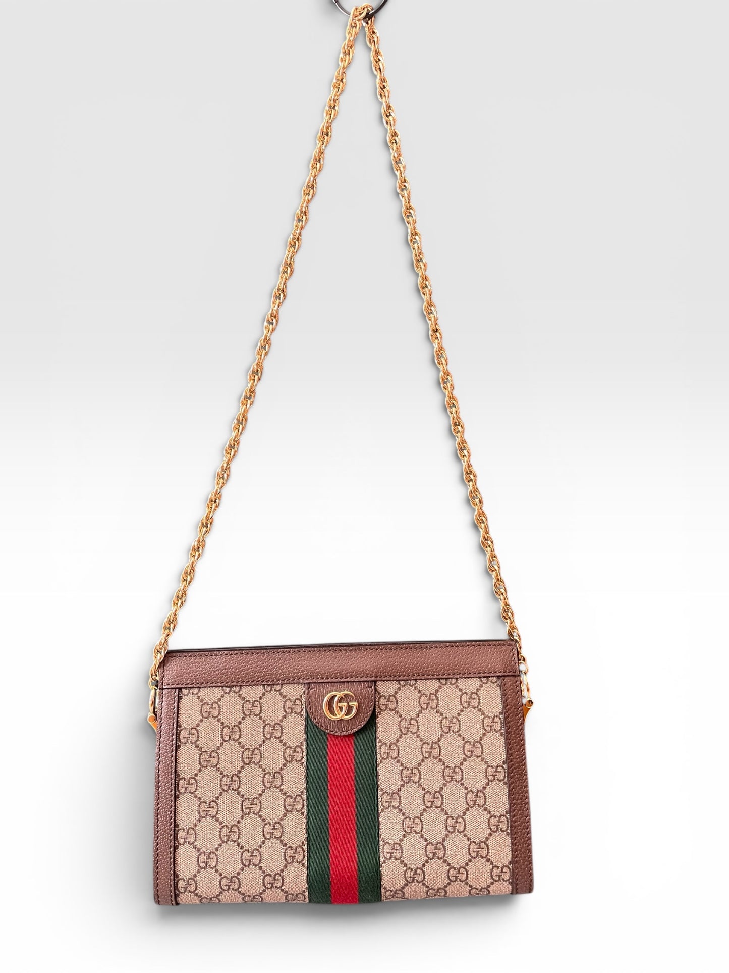 Signature Monogram Gucci  Handbag Ophidia Small GG Supreme - Excellent Condition