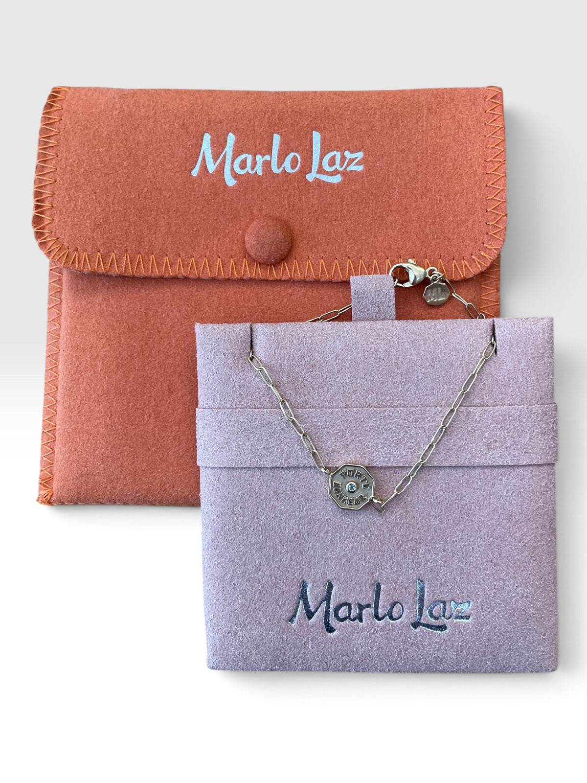 Gold/diamond Marlo Laz Bracelet  Rt. $1,130 Wee Porte bonheur