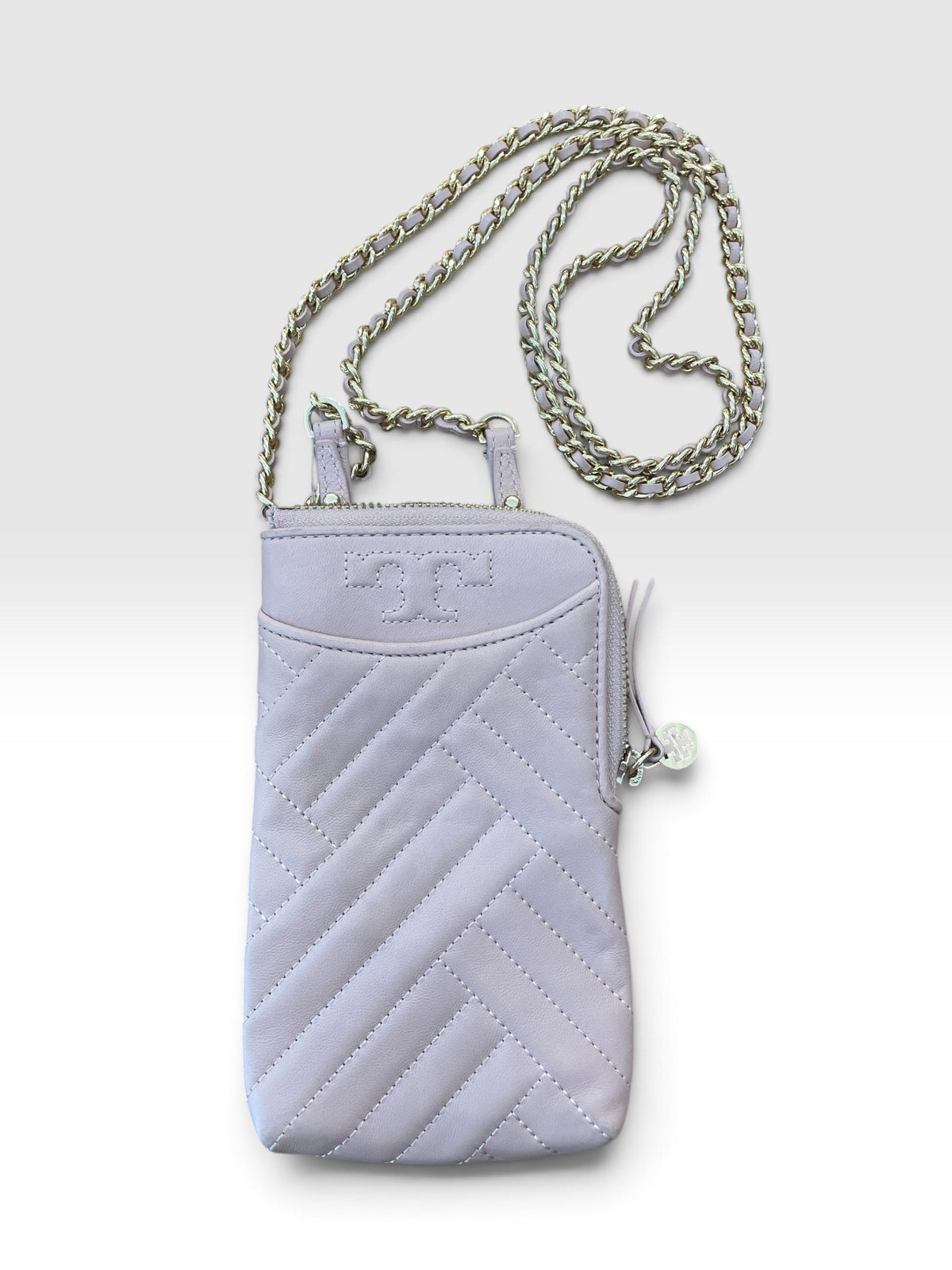 Pink, Quilted  Tory Burch Purse Alexa Phone Crossbody