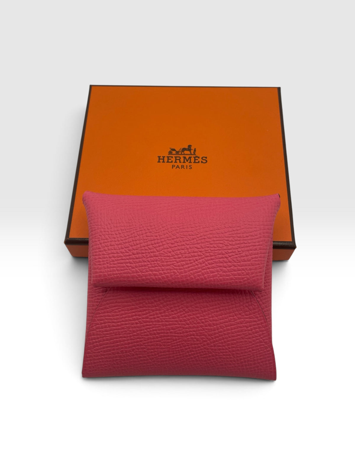 Pink  Hermes  Purse  Epsom Bastia coin purse- With box and bag