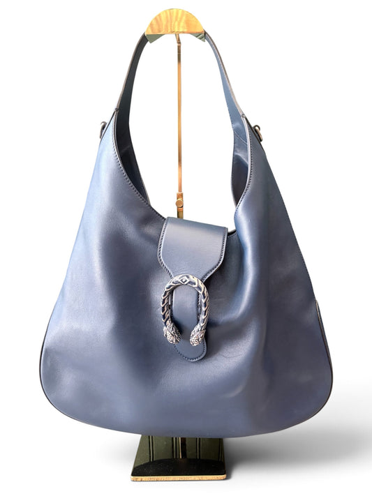 Navy  Gucci Handbag Dionysus Hobo- light marking on the back and interior