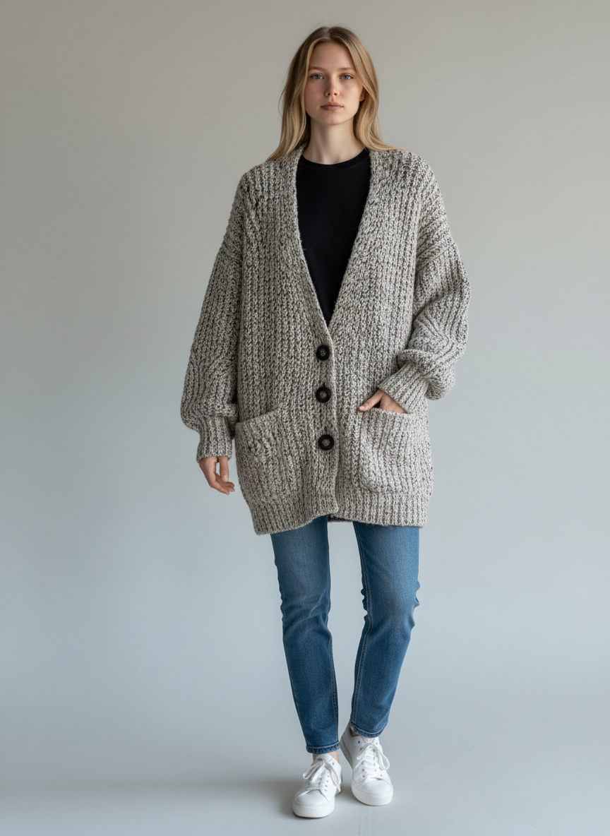 Ash, Marble Isabel Marant Cardigan NWT, "Favian", S
