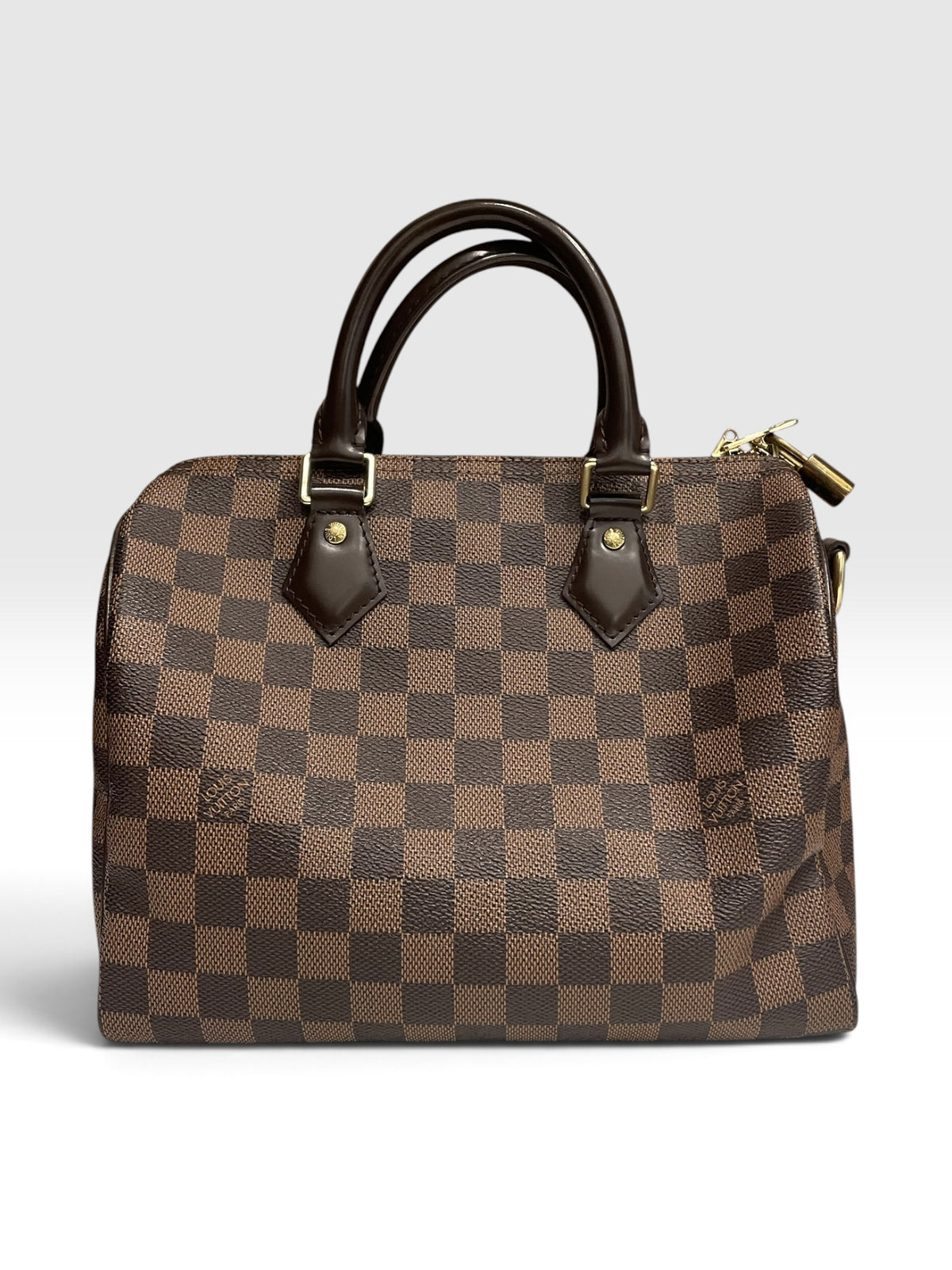 Brown Damier Louis Vuitton  Handbag Speedy Bandouliere 25 C.2016- BOX, Bag, paperwork etc.  VG/EXCELLENT CONDITION  

, 25