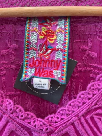 Fusica Johnny Was Tunic Embroidered, L