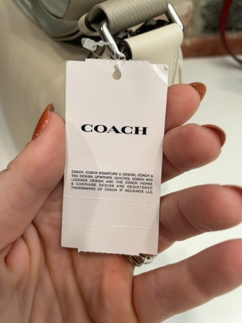 Ivory  Coach  Handbag Pace Shoulder bag excellent/new condition