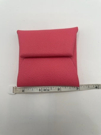 Pink  Hermes  Purse  Epsom Bastia coin purse- With box and bag