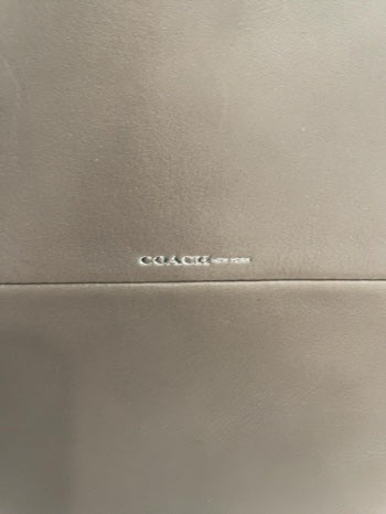 Light grey  Coach  Handbag  MSRP $498 NWT, Top handle East/West Tote
