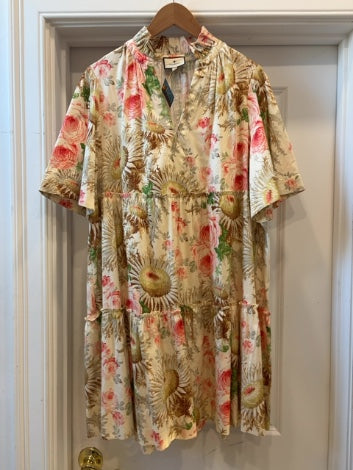 Cream/pink floral  Tuckernuck Dress , XXL