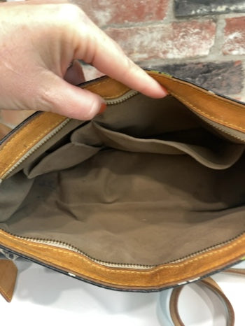 Black/Multi Louis Vuitton Handbag AS IS (overall condition)