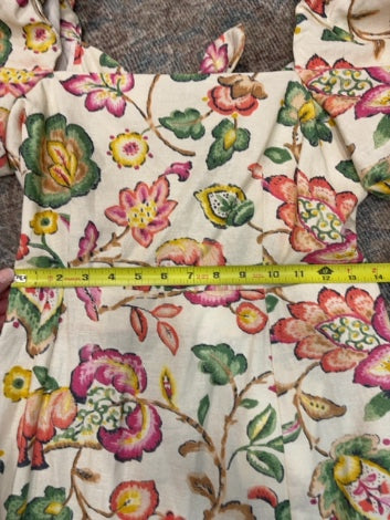 Cream Floral  Sézane Dress NWT, xs