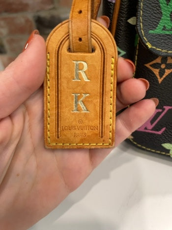 Black/Multi Louis Vuitton Handbag AS IS (overall condition)