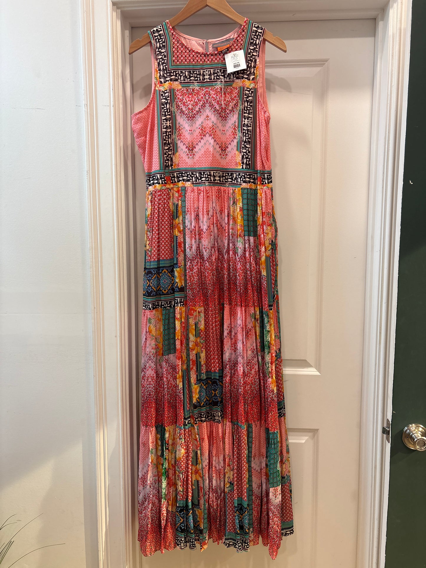 Pink Multi Bhanuni Dress New with tags\., 10
